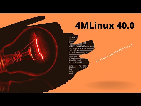 4MLinux 40.0 | Setting up, Installation and First Impressions