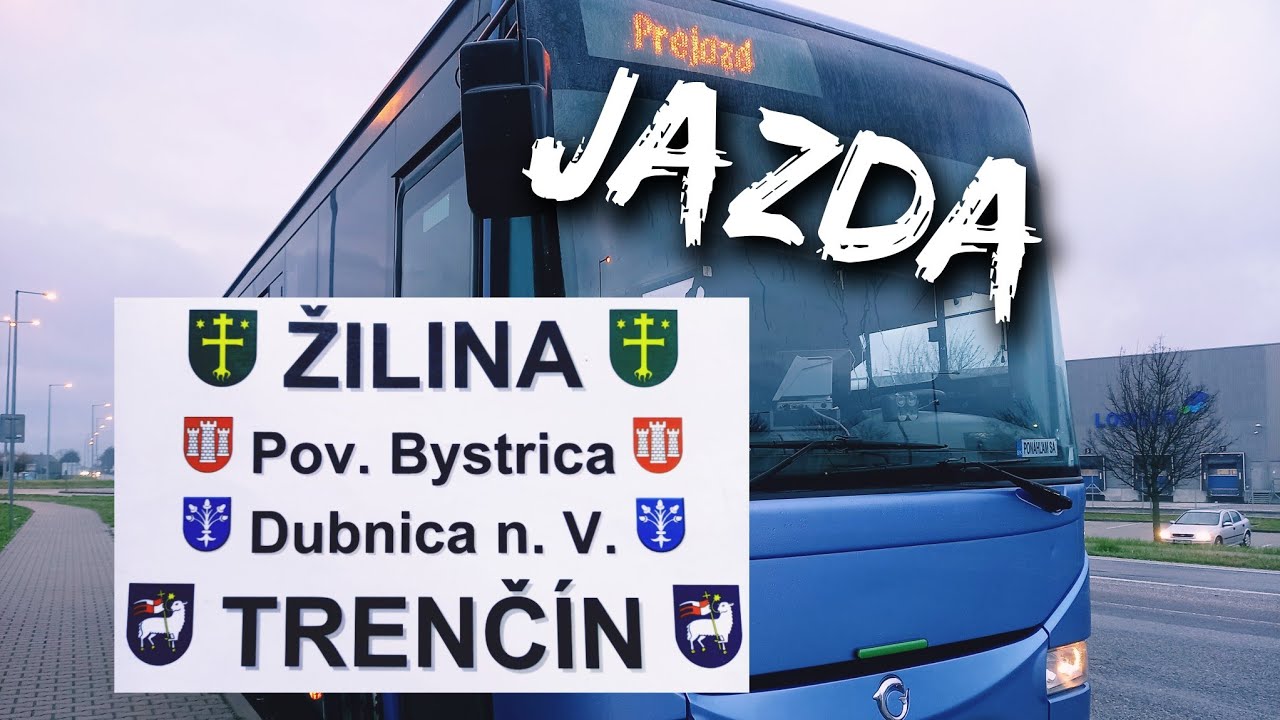 Jazda autobusom IVECO CROSSWAY Žilina - Trenčín