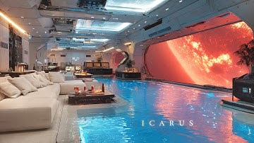 Icarus: Relaxing SPACE Ambient Music 🎧☀️ for Star Orbiting Deployment (3Hz Binaural Beats)