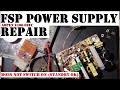 PC power supply repair: does not switch on standby ok