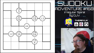 Full Sudoku Adventure #168 - Irregular Spiral by DJV Guide