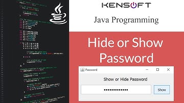 Java Tutorial: hide and show password in Java swing jPasswordField