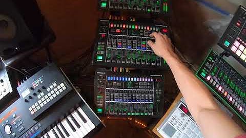 MouthCam™ Synth Jams: Live Loops with Squarp Pyramid, Jupiter-X, Juno-106, JX-8P, and MC-707