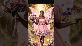 A Rare African Fairy. Join our Floral Craft Marathon &amp; start making magic with flowers #fairyqueen