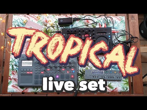 tropical live set (KORG Electribe 2, Teenage Engineering OP-Z, KORG Kaoss DJ)