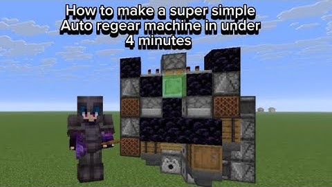 How to make an auto regear machine in Minecraft #donutsmp #minecraft #redstone