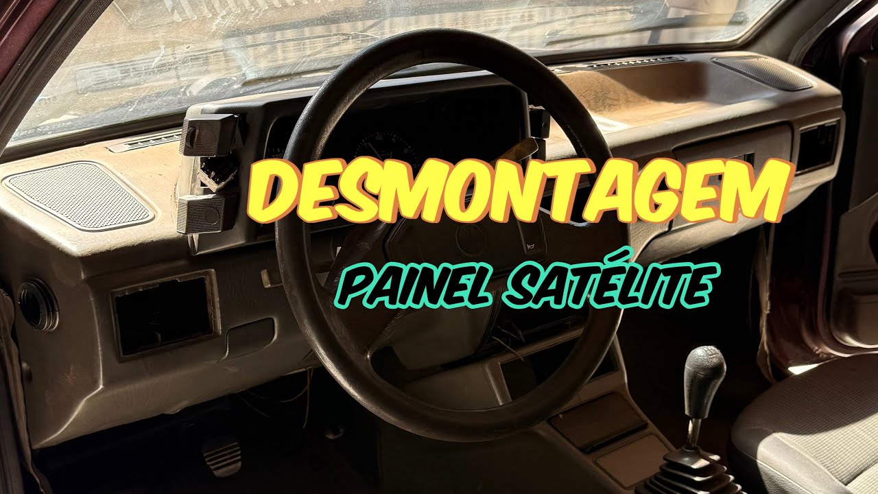 Desmontagem painel gol quadrado GL (Satélite)