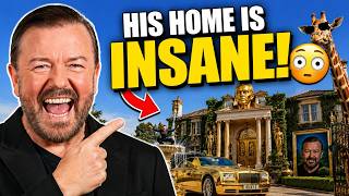 Inside Ricky Gervais Multi-Million Dollar Home Rare Footage After Life