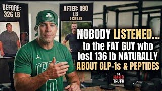 Nobody Listened To The Fat Guy Who Lost 136 Lbs Naturally About GLP1S & PEPTIDES. They Should Now!