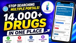 Stop Searching Multiple Portals | 14,000+ Drug Approvals in One App | Pharminho