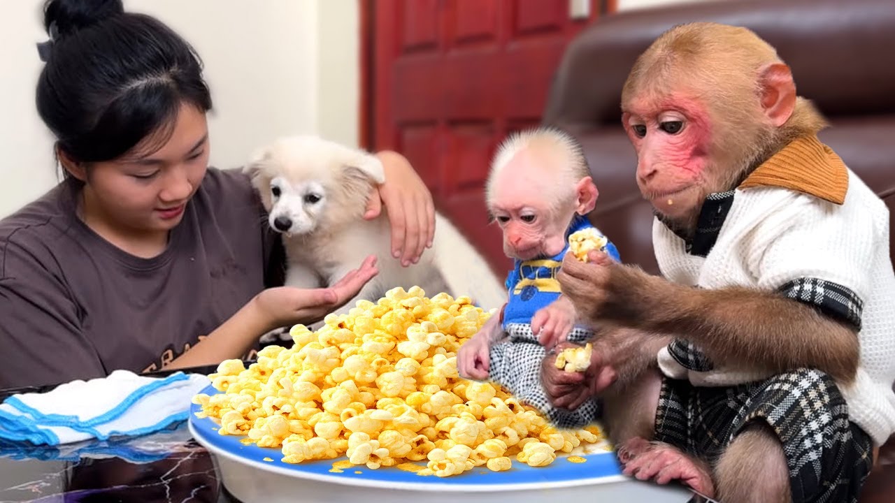 Bibi Flusters Making Popcorn for LaLa & Later Shares a Simple but Love-Filled Meal with LaLa and Bon