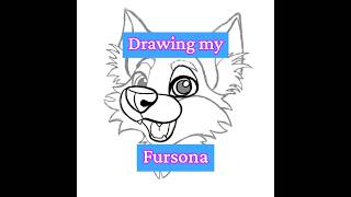 How I draw my Fursona