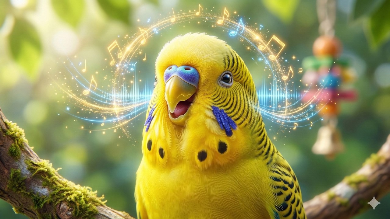 Happy, Active Budgie Sounds | Stop Your Bird Being Lonely