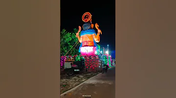 60 feet tallest Ganesh idol in Tenali # shots # 2022 #  Ganesh Chaturthi 🙏 please subscribe