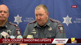 LIVE: Cecil County sheriff updates shooting investigation after 5 found dead - https://on.wbaltv.…