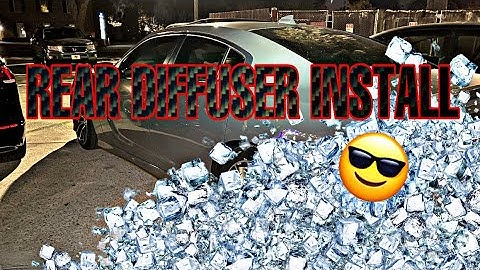 Quick REAR DIFFUSER Install | OctaneRed_392