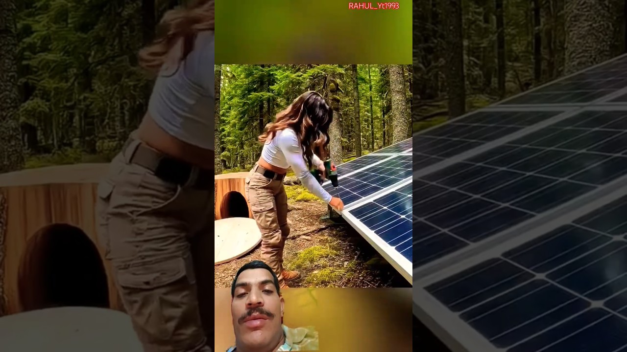 Part =2 Solo Woman Builds a Hidden MiniBasement House I ASMR Survival