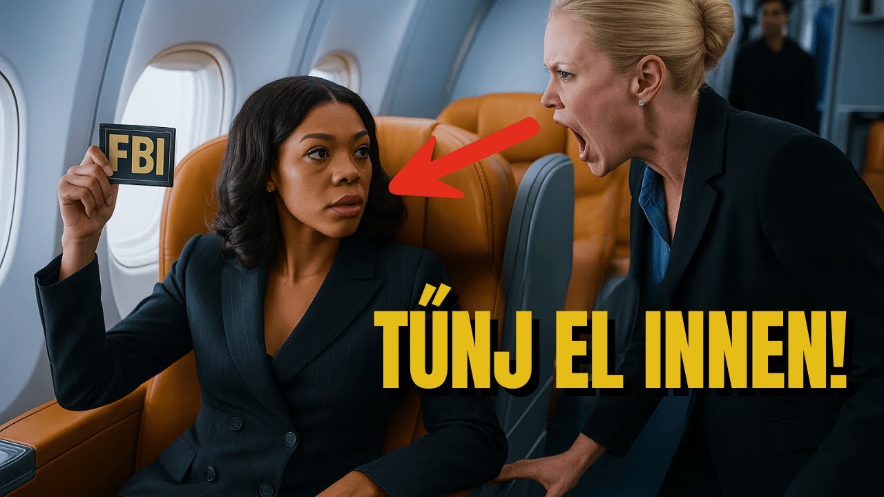 Légiutaskísérő ki akarja tenni a nőt — sokkolja, amikor az FBI-jelvényt látja