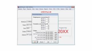 Maine - Creating the State Quarterly Returns E-File in AMS Payroll