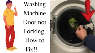 Indesit Door not locking on Washing Machine- How to fix!!