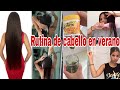 Mi rutina de cabello alisado en verano (relaxed hair| 2019 Wendy Mendoza