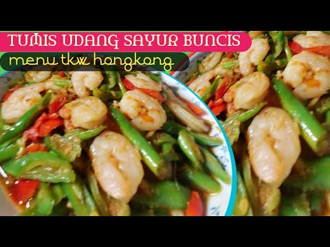 resep-simple-tumis-udang-sayur-buncis