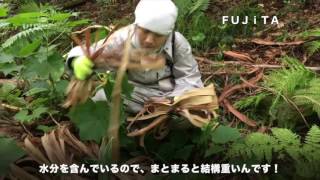 カバンのフジタ山ぶどうツル採り