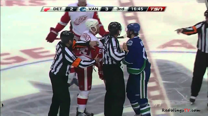 Ryan Kesler Gets 'Kronwalled' 12/21/11