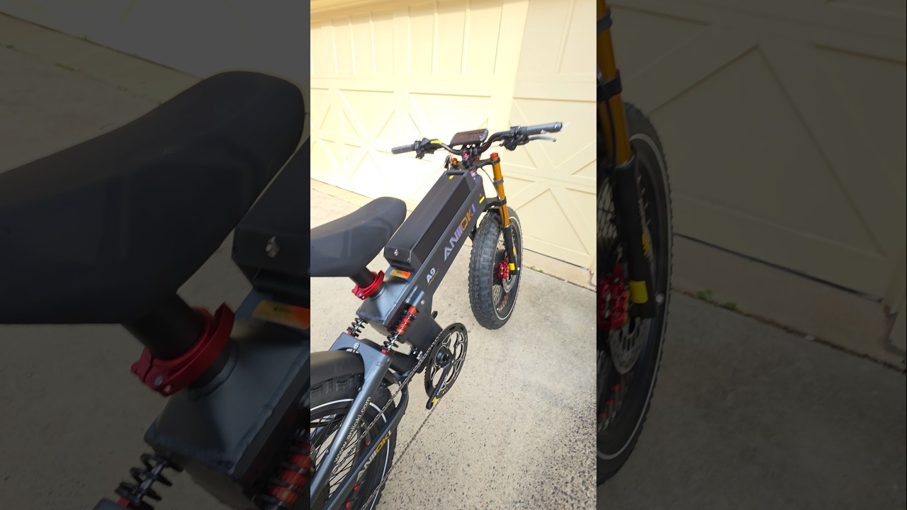 The Biggest Ebike in the Universe Aniioki 72V 700Ah Mobster #short #bikelife #ebike #aniioki #ev