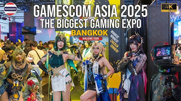 🇹🇭 Walking Tour at Gamescom Asia 2025 Bangkok 🎮 | The Biggest Gaming Event in Asia