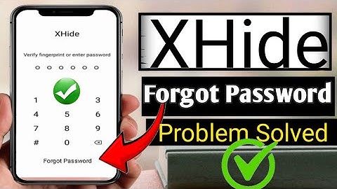 Xhide forgot password Solved 99% | On infinix and  Tecno#xhide#xhidexhidelock