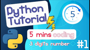 Python Programming Tutorial [5 Mins Coding Series] #1 - Generate 3 Digits Number