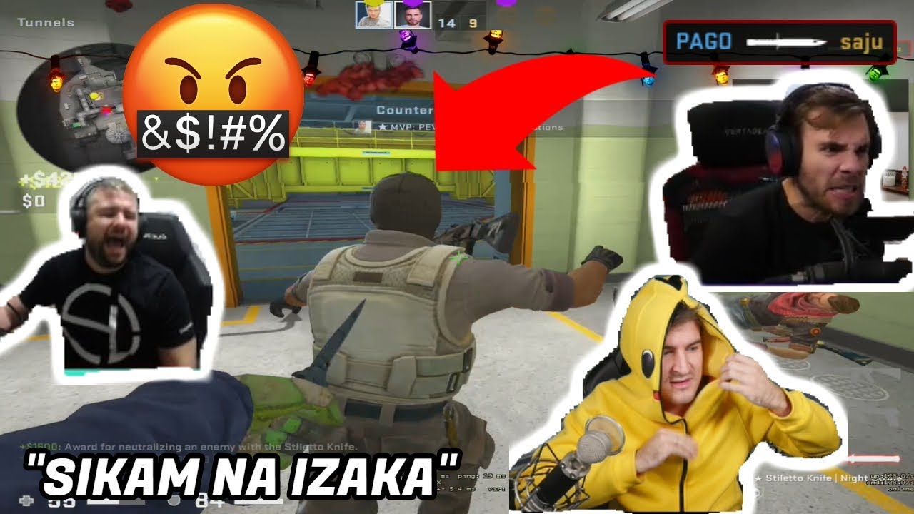 IZAK WYZYWANY PRZEZ PAGO i SAJU 😂 MISTRZOSTWA WINGMAN: Izak, Pago, Saju ...