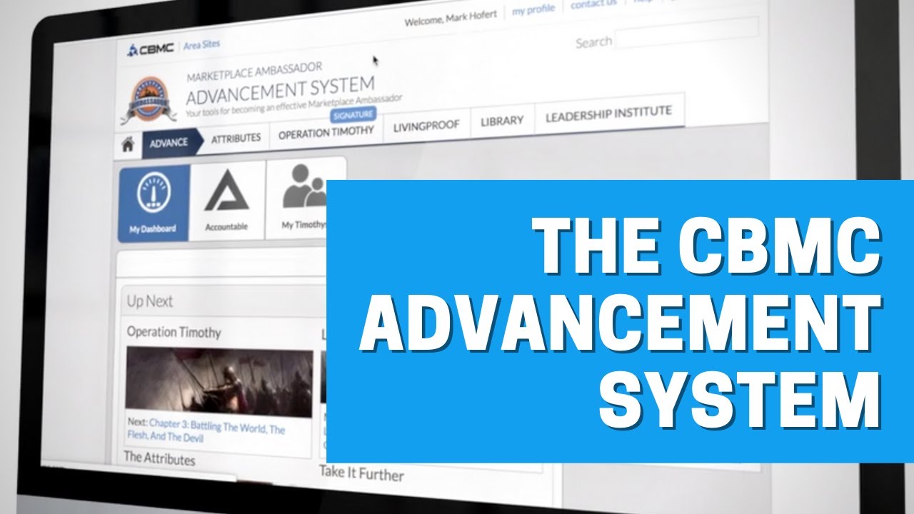 The Advancement System - CBMC's online discipleship platform