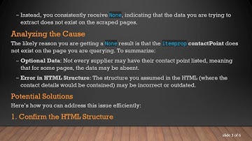 How to Fix the Common Issue of Scraping None Contact Details in Python with BeautifulSoup