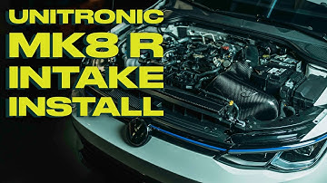 How to install a MK8 Golf R Intake // Unitronic Carbon Intake
