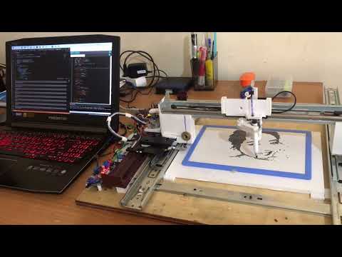 2D CNC printer part 2 : Using Arduino and a Python program (on pc)