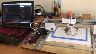 2D CNC printer part 2 : Using Arduino and a Python program (on pc)