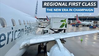 Flying First Cl From My Hometown American Eagle E170