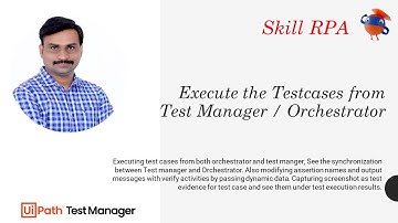 UiPath Test Suite Session -4 || Execute the Testcases from Test Manager / Orchestrator