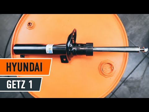 How to replace front strut mount and shock absorbers HYUNDAI GETZ 1 TUTORIAL  AUTODOC