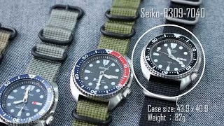 Another way to look at Seiko Turtle 6309 & New Turtle SRP777 - YouTube