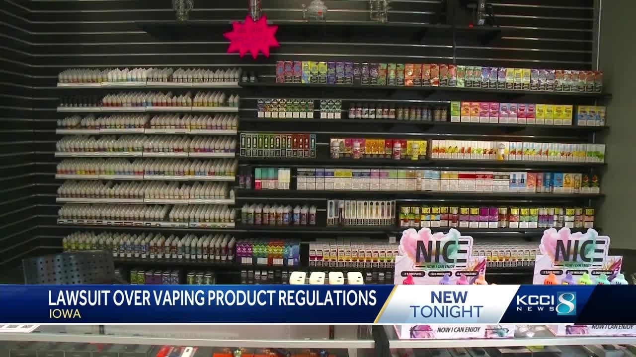 Iowa vaping businesses sue Department of Revenue
