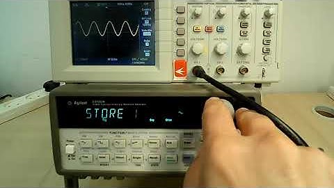 Waveform generator Agilent 33120A