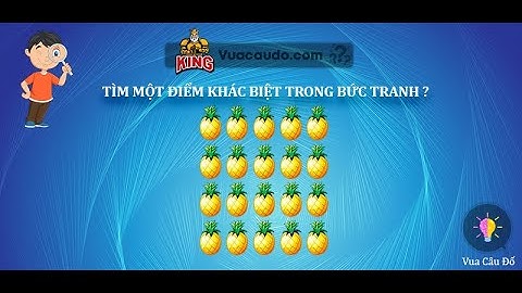 Tìm điểm khác nhau trong tranh vua câu đố
