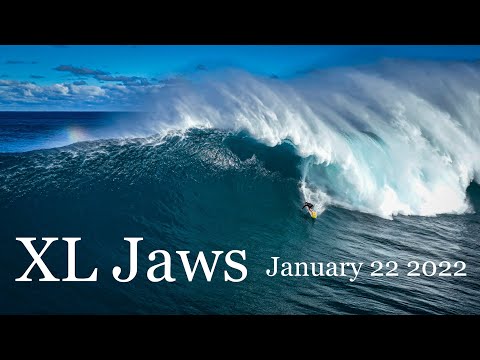 Download XL Jaws Big Wave Surfing - January 22nd, 2022 -  Kai Lenny, Ian Walsh, Albee Layer, & more - Peahi