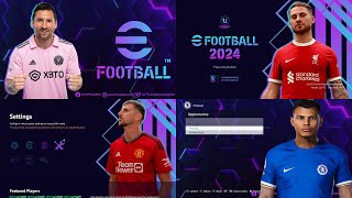 PES 2021 Menu eFootball 2024 NEON V2 by PESNewupdate