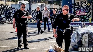Deadline Set: LAPD Enforces 15 Minute Notice to Vacate Homeless Camps in Venice