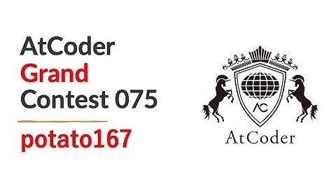 AtCoder Grand Contest 075 by potato167