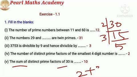 6th Std | Maths| Term 2 |Chapter - 1| Numbers | Introduction of Prime Factorisation | Exercise 1.1